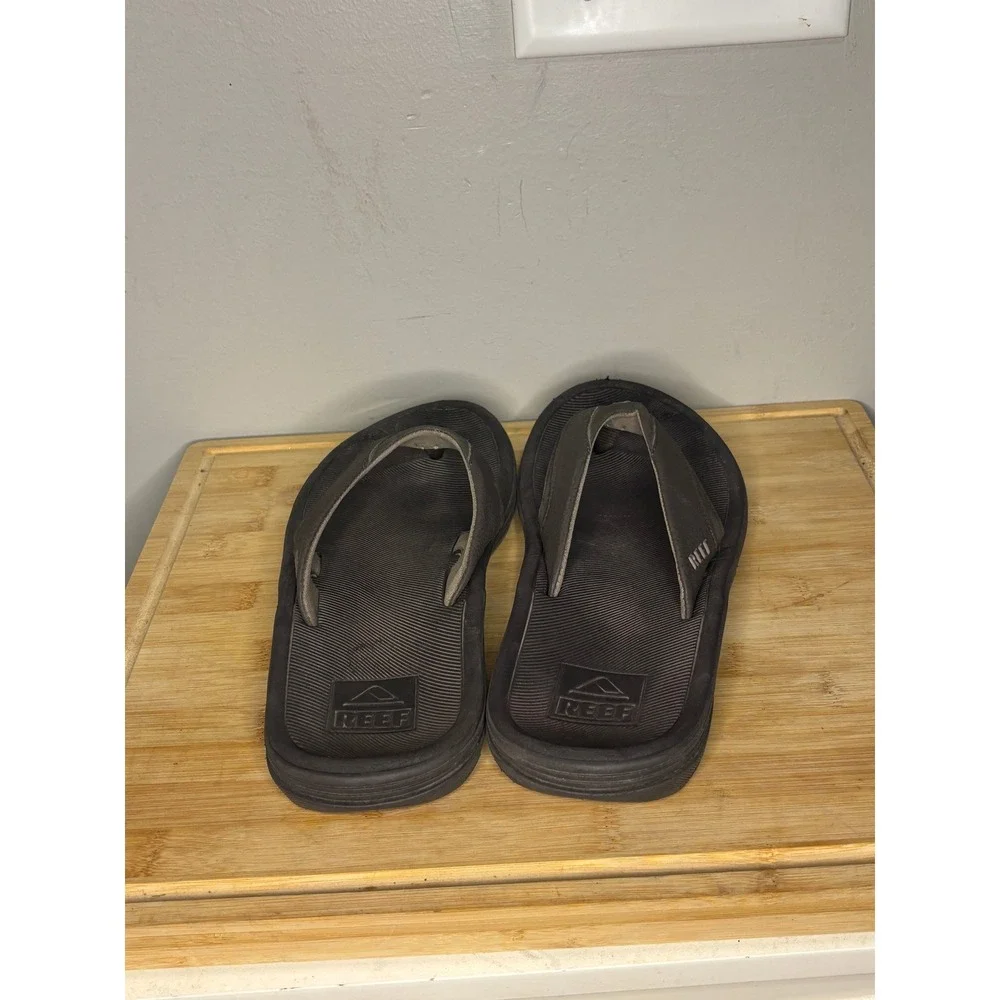 Reef Fanning Brown Flip Flop Sandals Mens Size 11 C-19 EPC